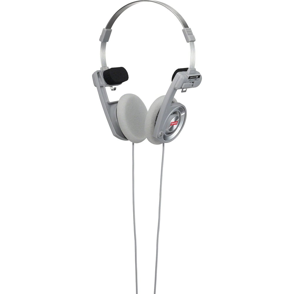 Details on Supreme Koss PortaPro Headphones  from fall winter
                                                    2023 (Price is $68)