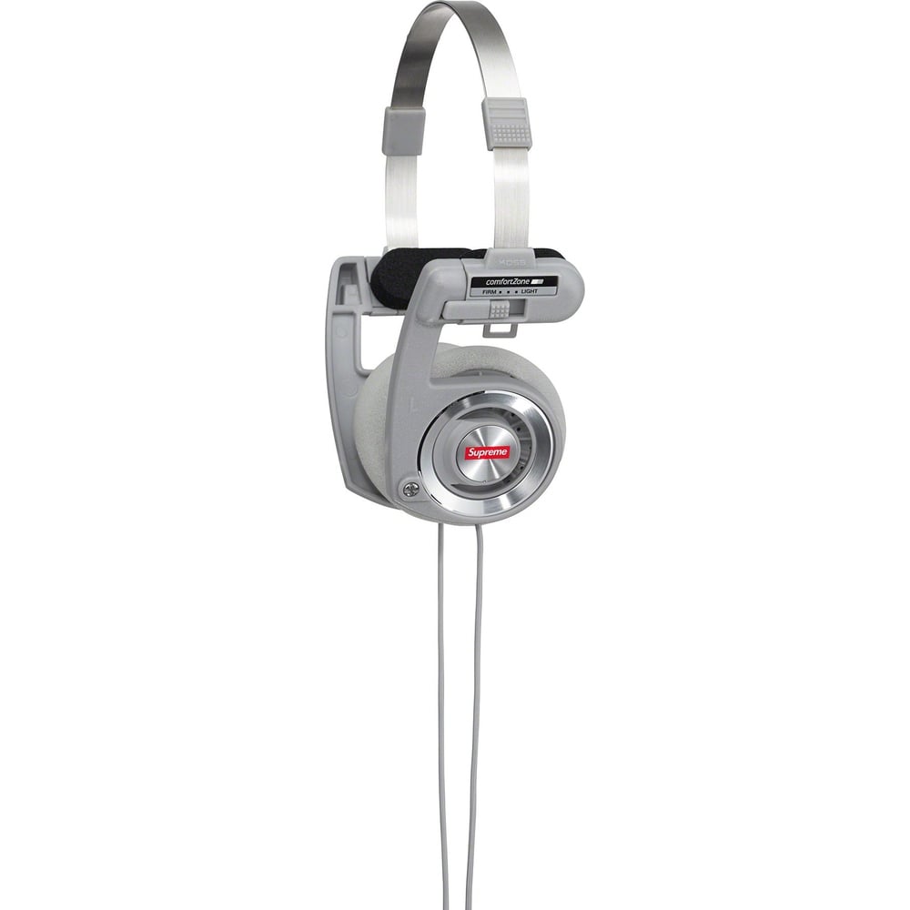 Details on Supreme Koss PortaPro Headphones  from fall winter
                                                    2023 (Price is $68)