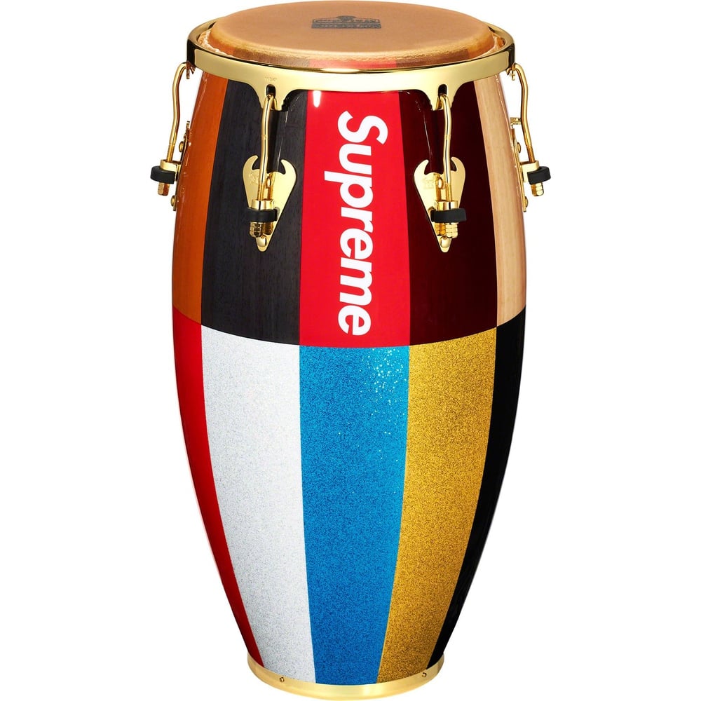 Details on Supreme Latin Percussion Conga Drum  from fall winter
                                                    2023 (Price is $898)