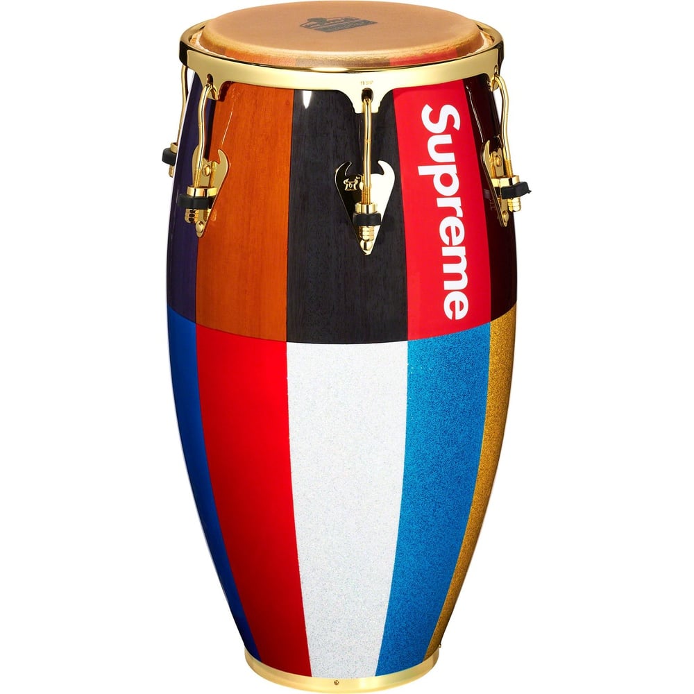 Details on Supreme Latin Percussion Conga Drum  from fall winter
                                                    2023 (Price is $898)