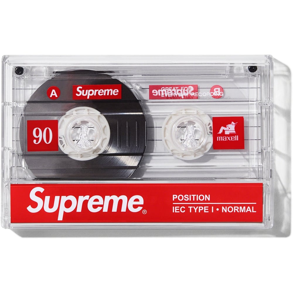 Details on Supreme Maxell Cassette Tapes (5 Pack)  from fall winter
                                                    2023 (Price is $36)