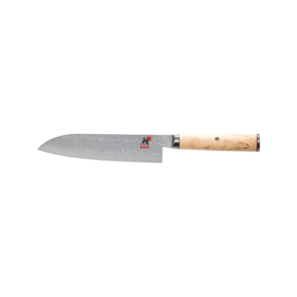 Details on Supreme Miyabi Birchwood Santoku 7" Knife  from fall winter
                                                    2023 (Price is $398)