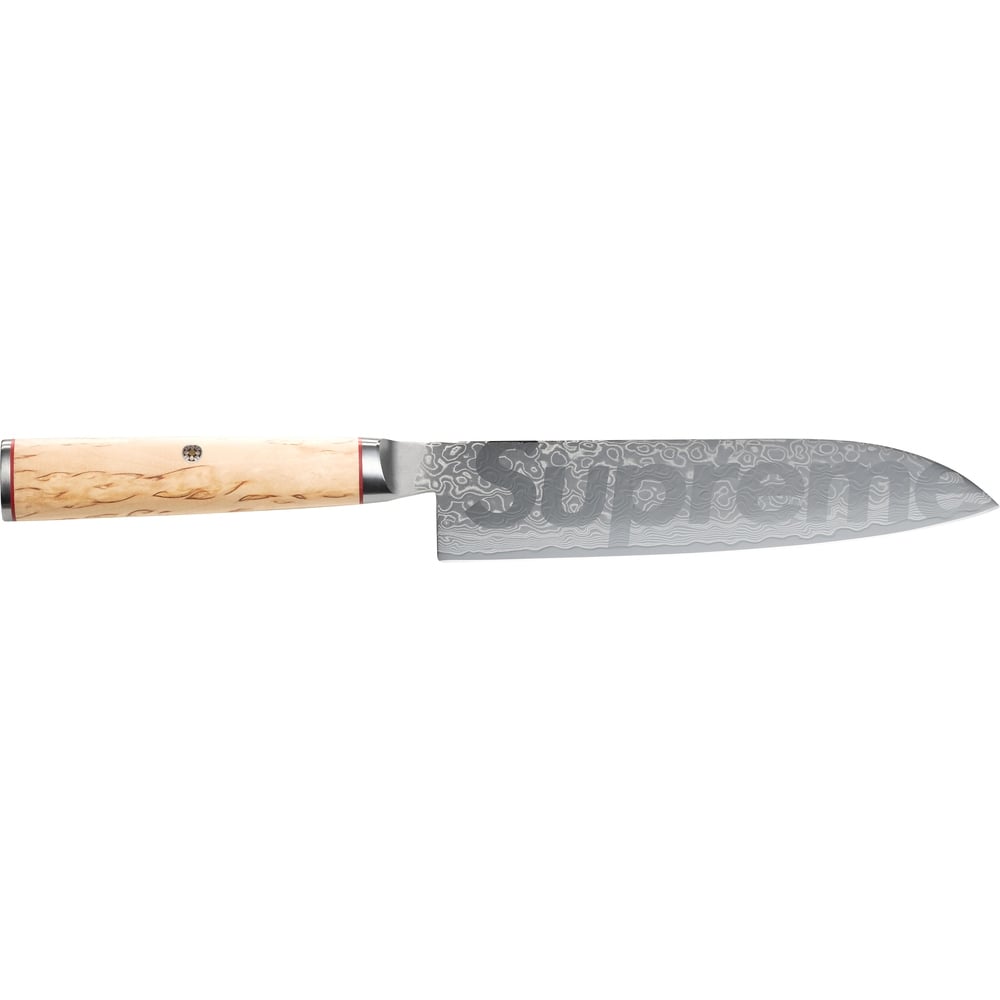 Details on Supreme Miyabi Birchwood Santoku 7" Knife  from fall winter
                                                    2023 (Price is $398)