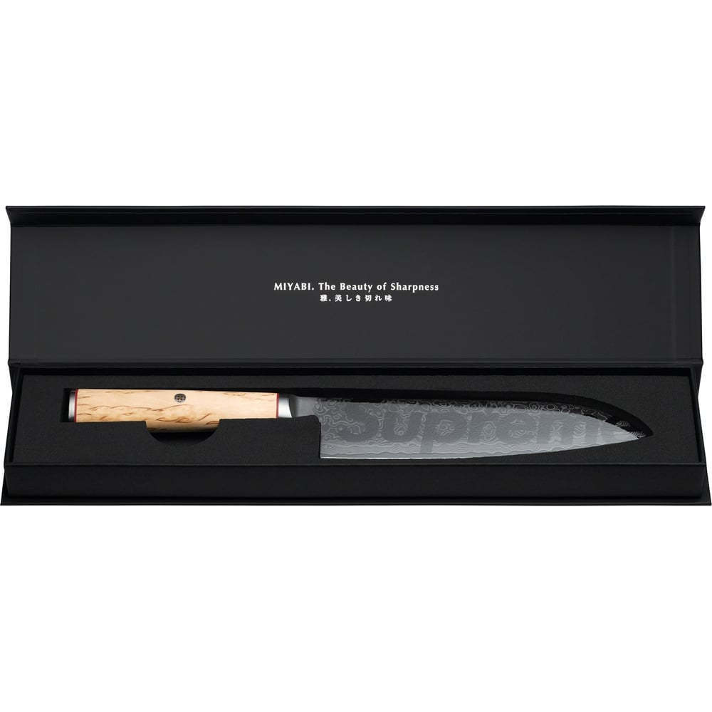 Details on Supreme Miyabi Birchwood Santoku 7" Knife  from fall winter
                                                    2023 (Price is $398)