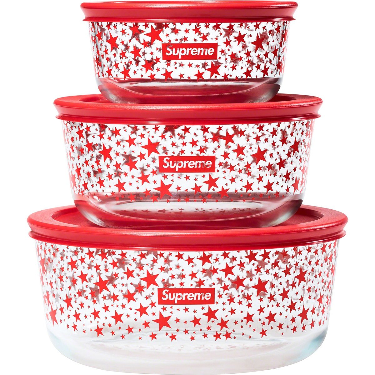 Supreme Supreme Pyrex Bowls (Set of 3) for fall winter 23 season