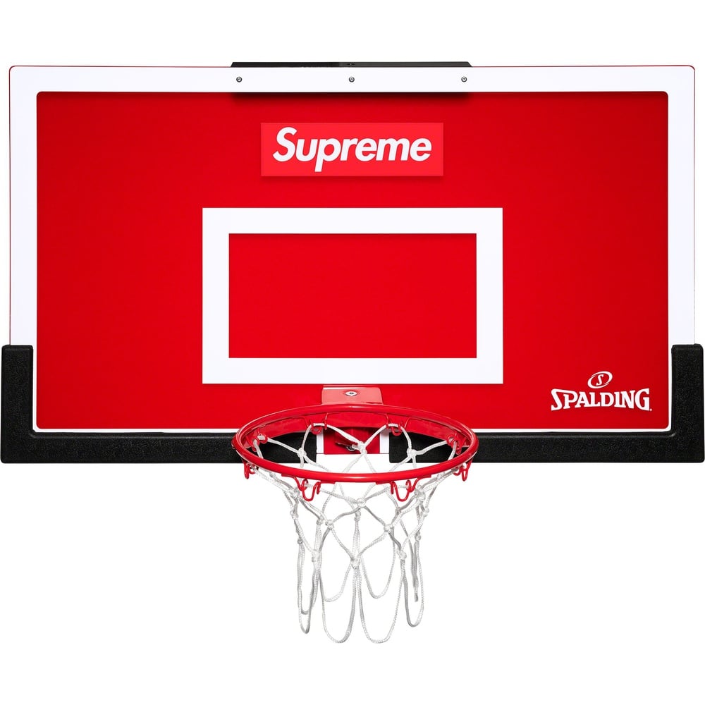 Details on Supreme Spalding Mini Basketball Hoop  from fall winter
                                                    2023 (Price is $88)