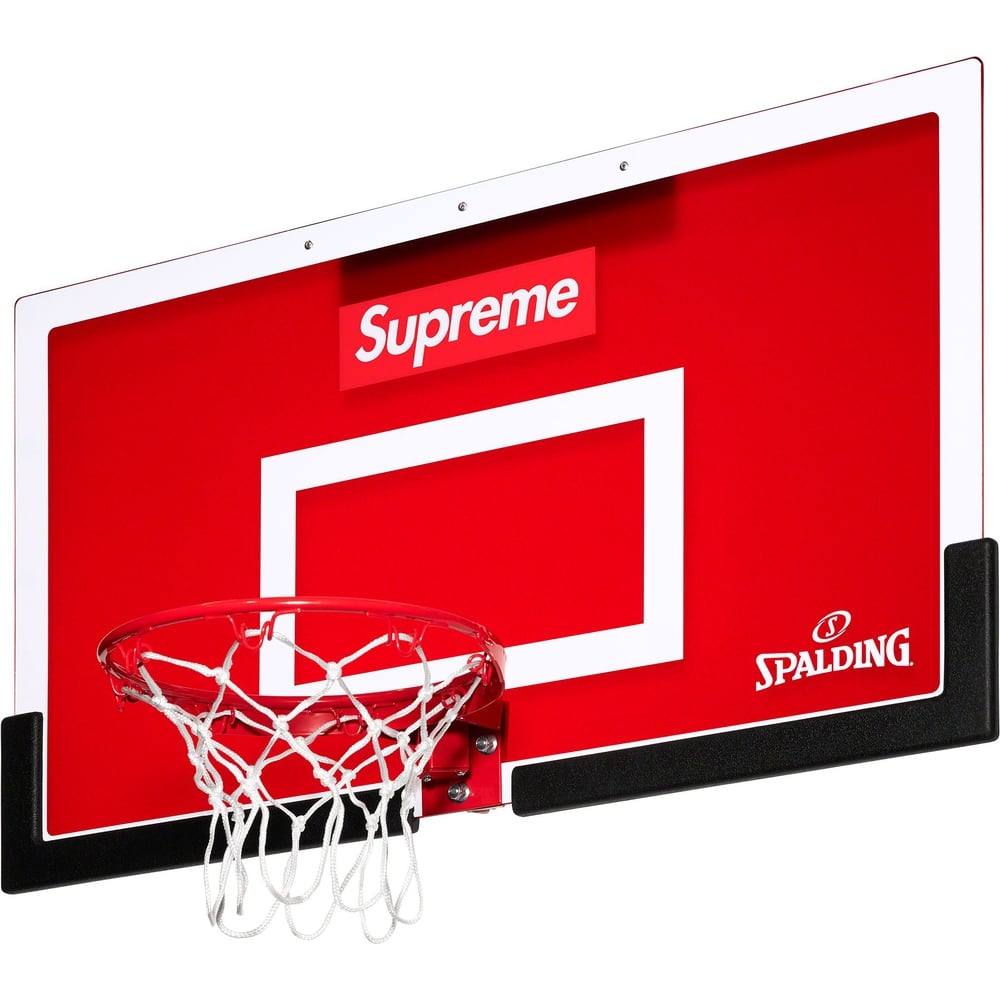 Details on Supreme Spalding Mini Basketball Hoop  from fall winter
                                                    2023 (Price is $88)