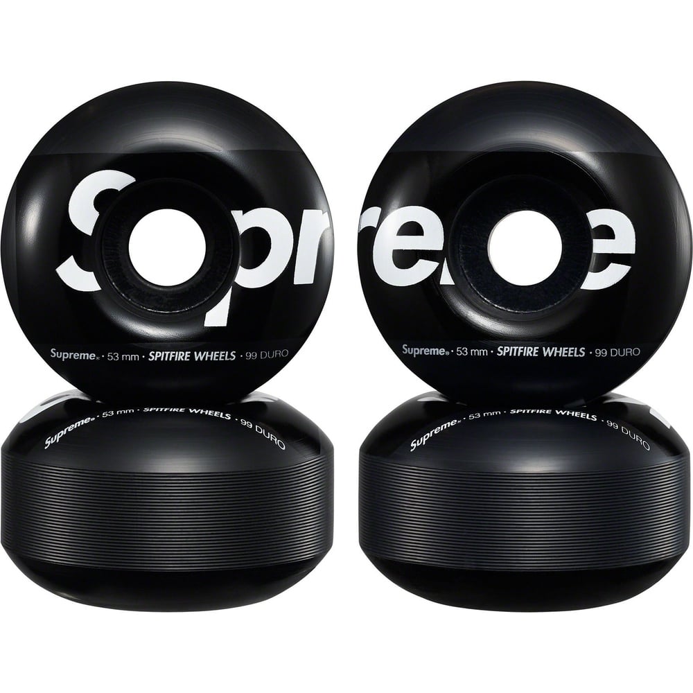 Details on Supreme Spitfire Shop Wheels (Set of 4)  from fall winter
                                                    2023 (Price is $36)