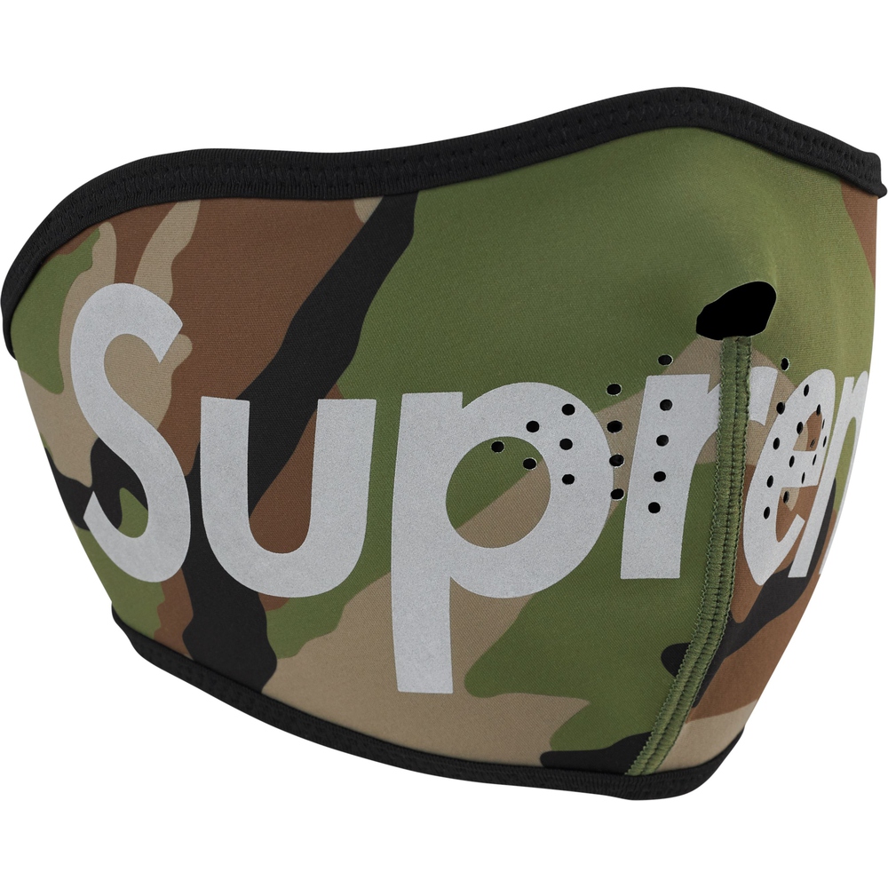 Supreme Woodland Camo Neoprene Face Mask-