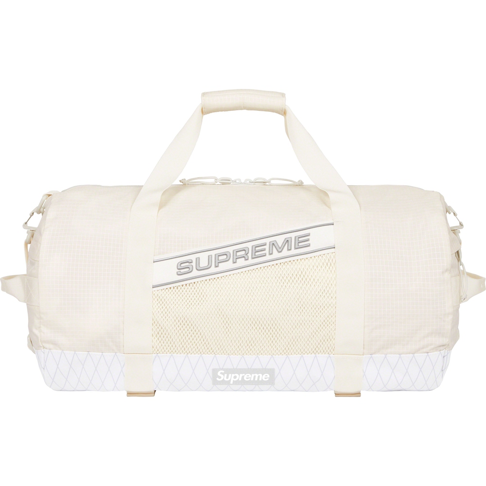 Supreme Mesh Duffle Bag White - SS16 - US