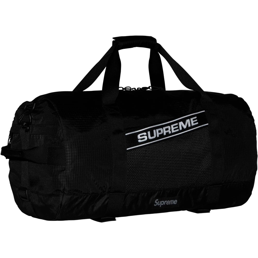 Supreme Logo Duffle Bag White (FW23)