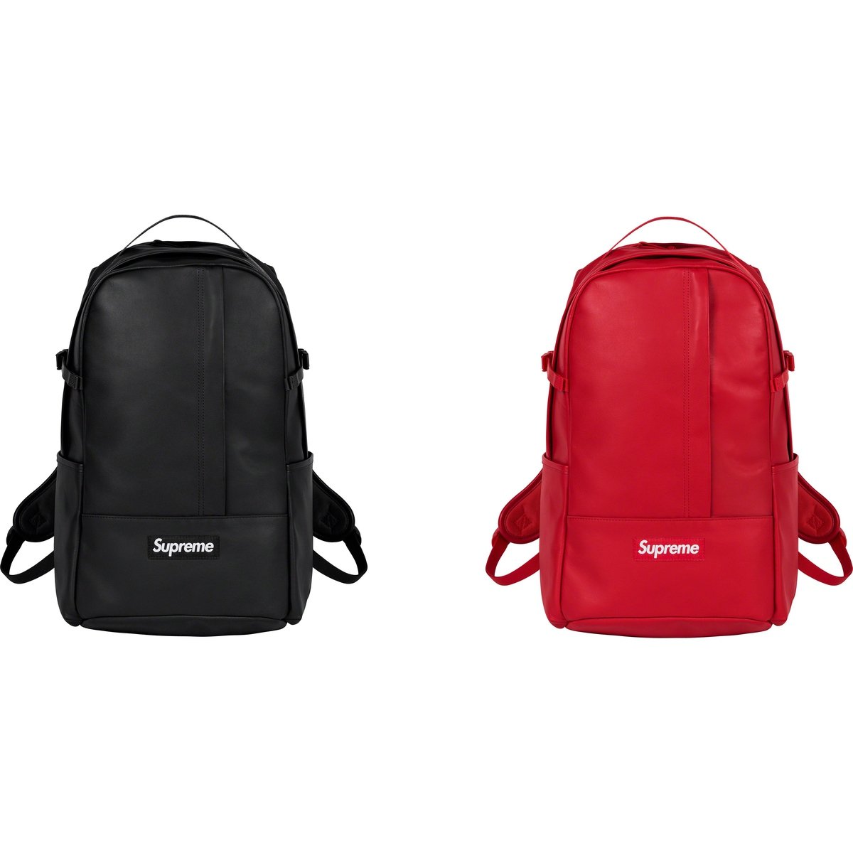 Supreme Leather Backpack for fall winter 23 season