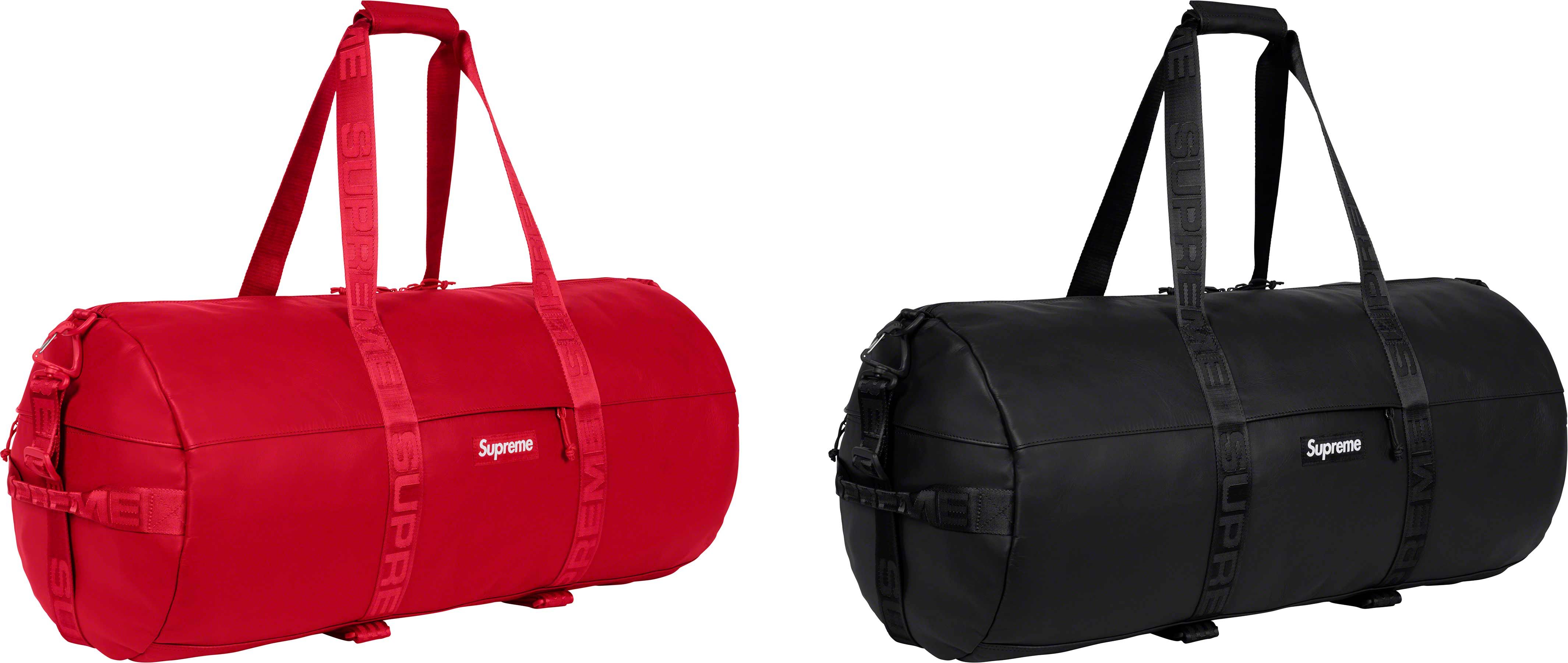 Leather Large Duffle Bag - fall winter 2023 - Supreme