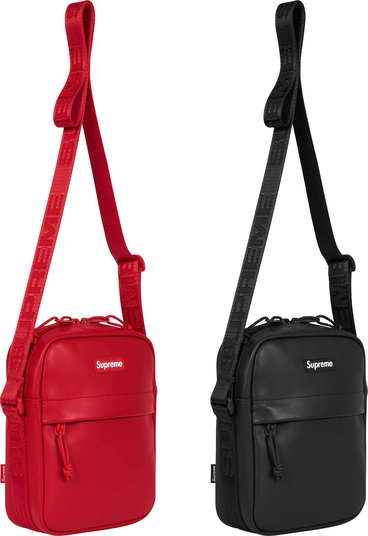 Supreme Red Shoulder Bags