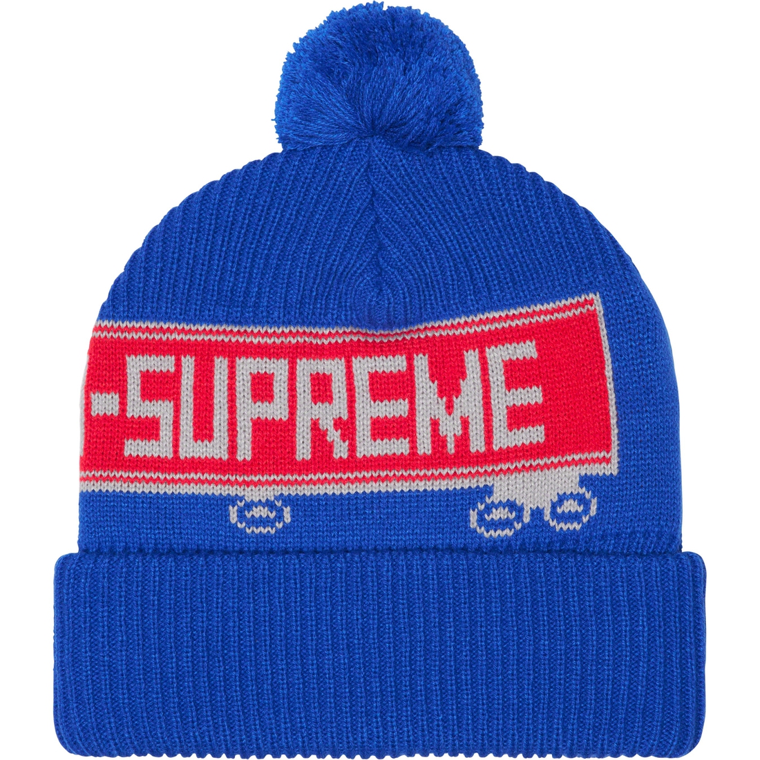 Details on 18-Wheeler Beanie Blue from fall winter
                                                    2023 (Price is $40)