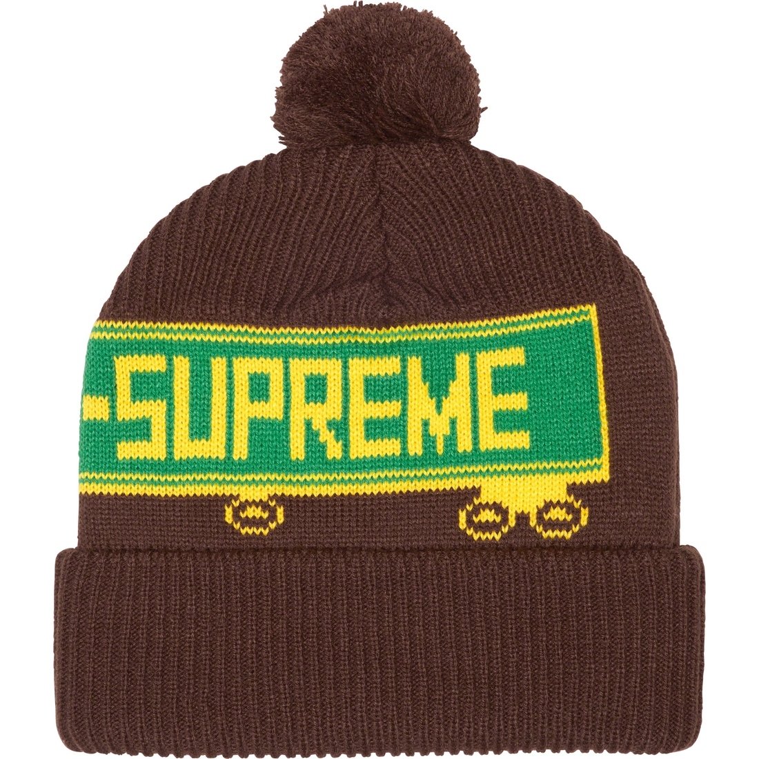 Details on 18-Wheeler Beanie Brown from fall winter
                                                    2023 (Price is $40)