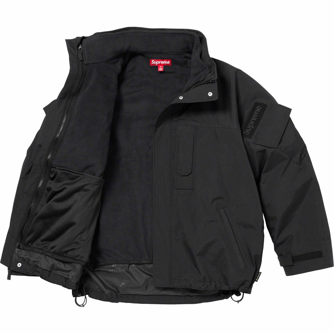 Details on 2-in-1 GORE-TEX Polartec Liner Jacket Black from fall winter
                                                    2023 (Price is $398)