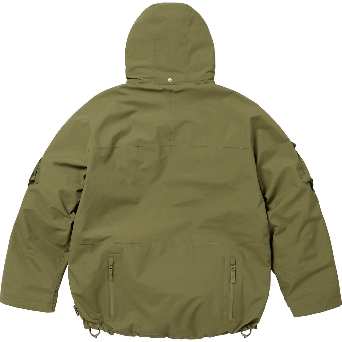 Details on 2-in-1 GORE-TEX Polartec Liner Jacket Olive from fall winter
                                                    2023 (Price is $398)