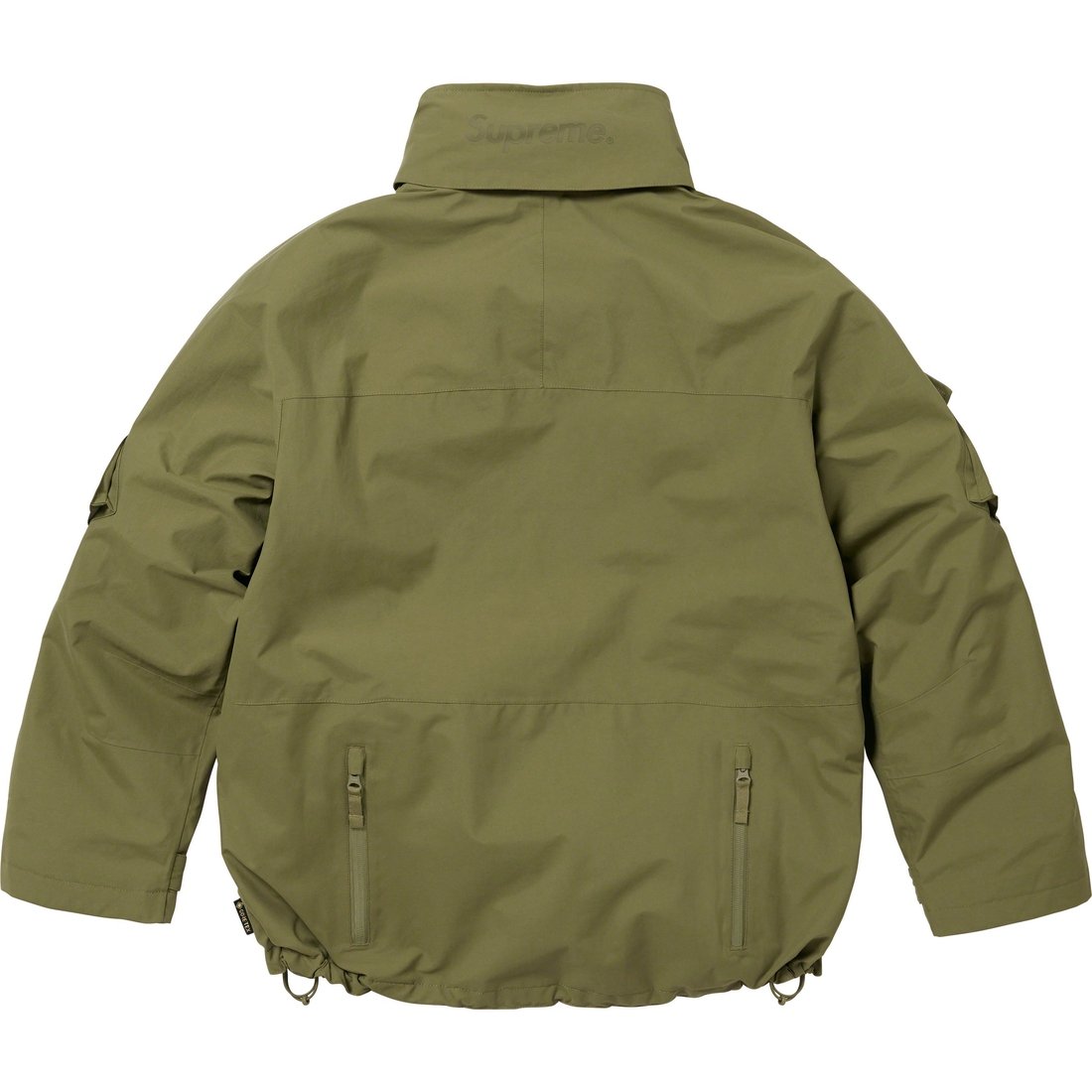 Details on 2-in-1 GORE-TEX Polartec Liner Jacket Olive from fall winter 2023 (Price is $398)