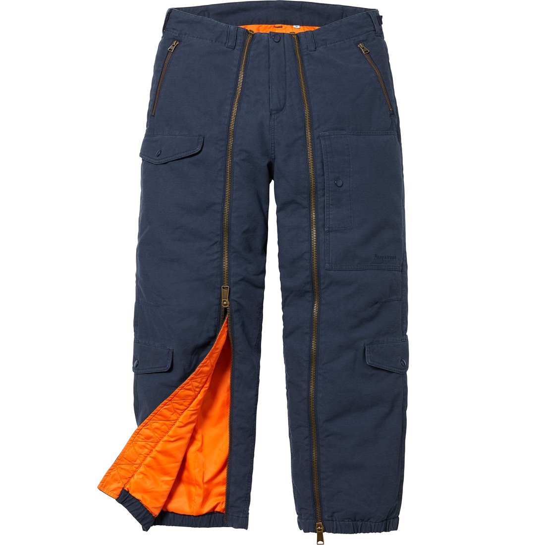 Details on Alpha Industries Cotton Twill Flight Pant Navy from fall winter
                                                    2023 (Price is $348)