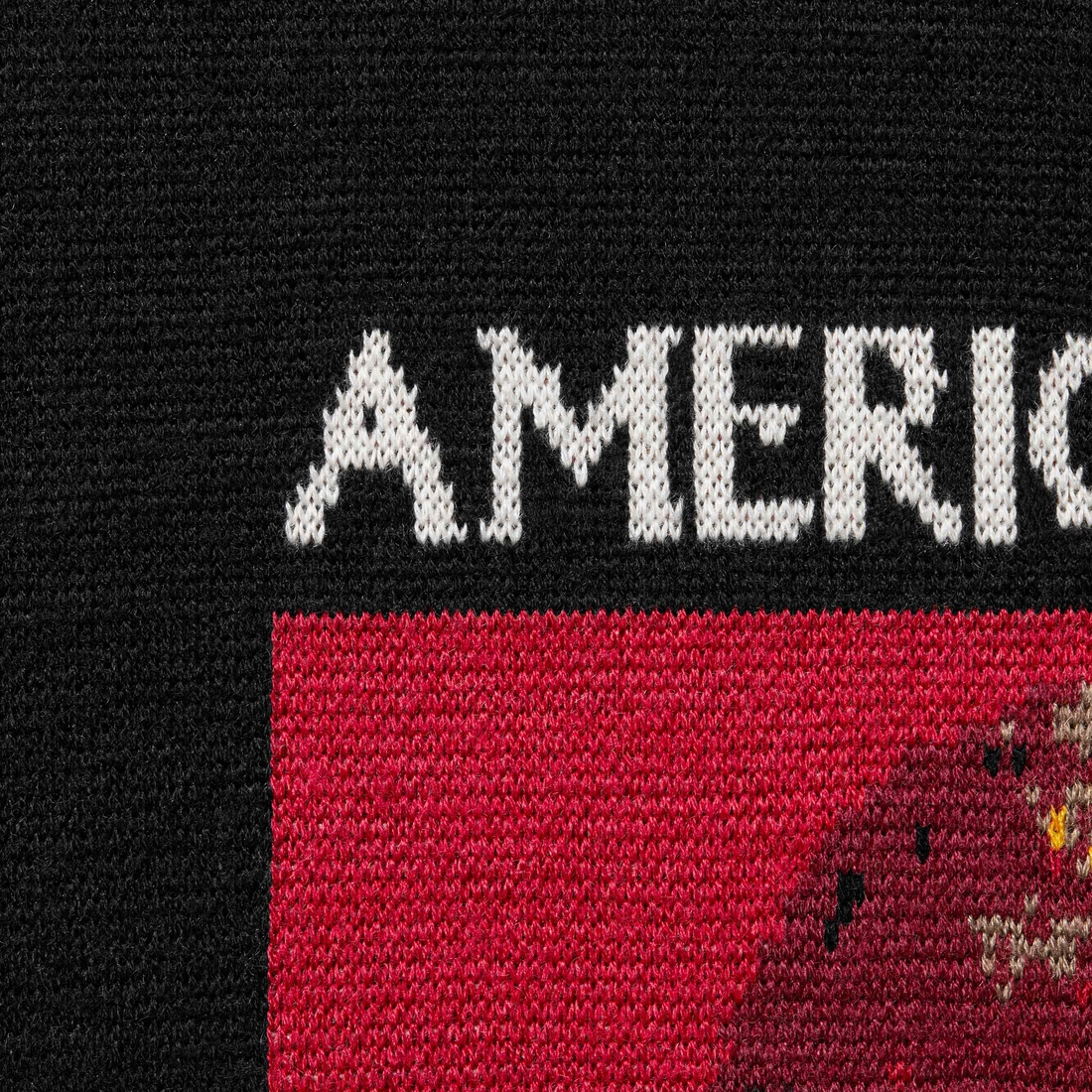 Details on American Psycho Sweater Black from fall winter
                                                    2023 (Price is $178)