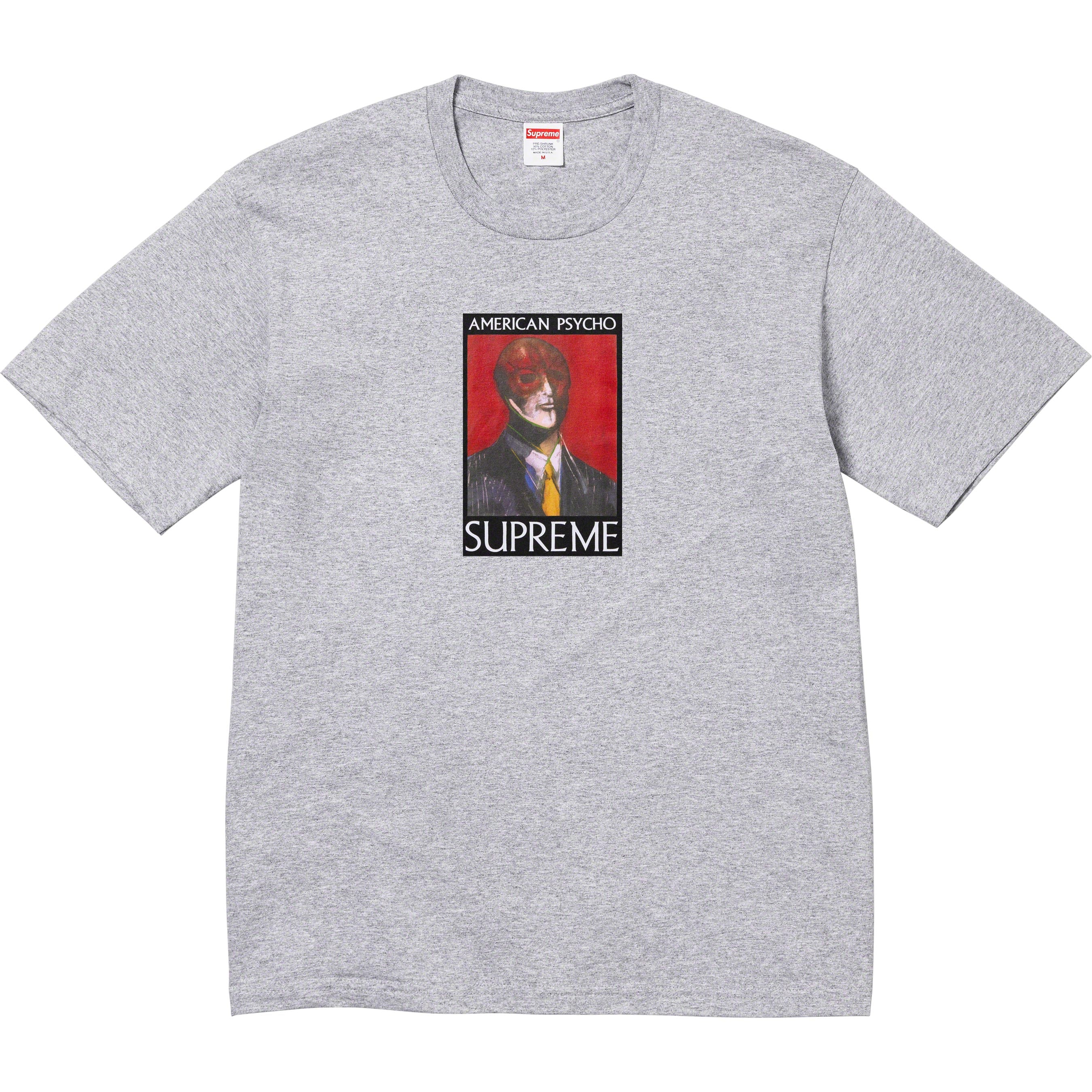 Supreme 23FW 新作 American Psycho Tee 白黒 M