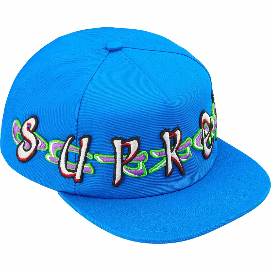 Details on AOI Spellout 5-Panel Blue from fall winter
                                                    2023 (Price is $48)