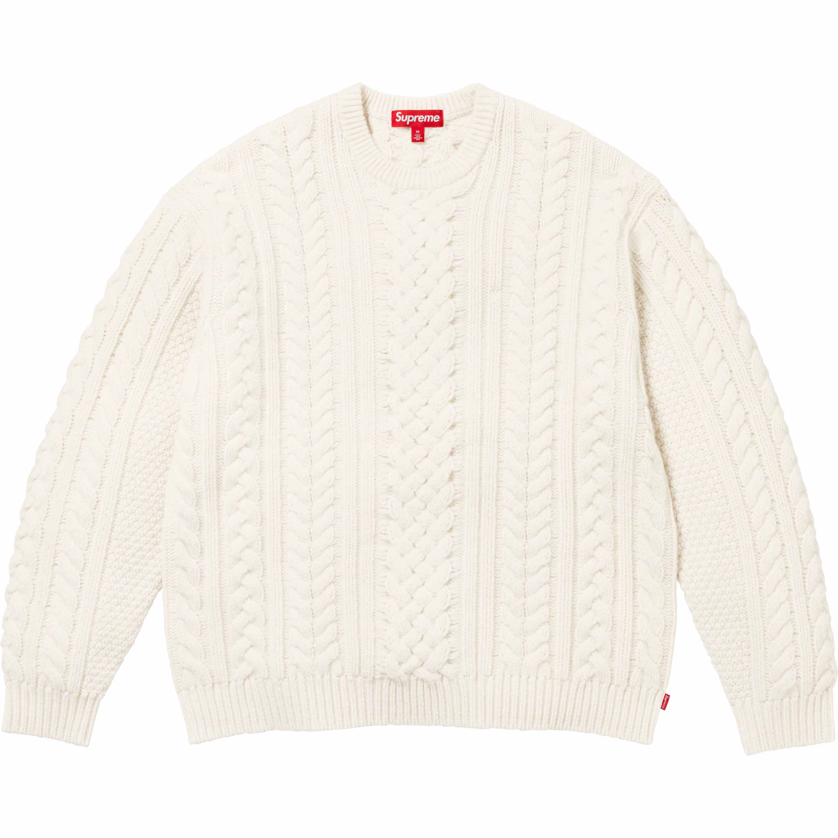 Appliqué Cable Knit Sweater - fall winter 2023 - Supreme