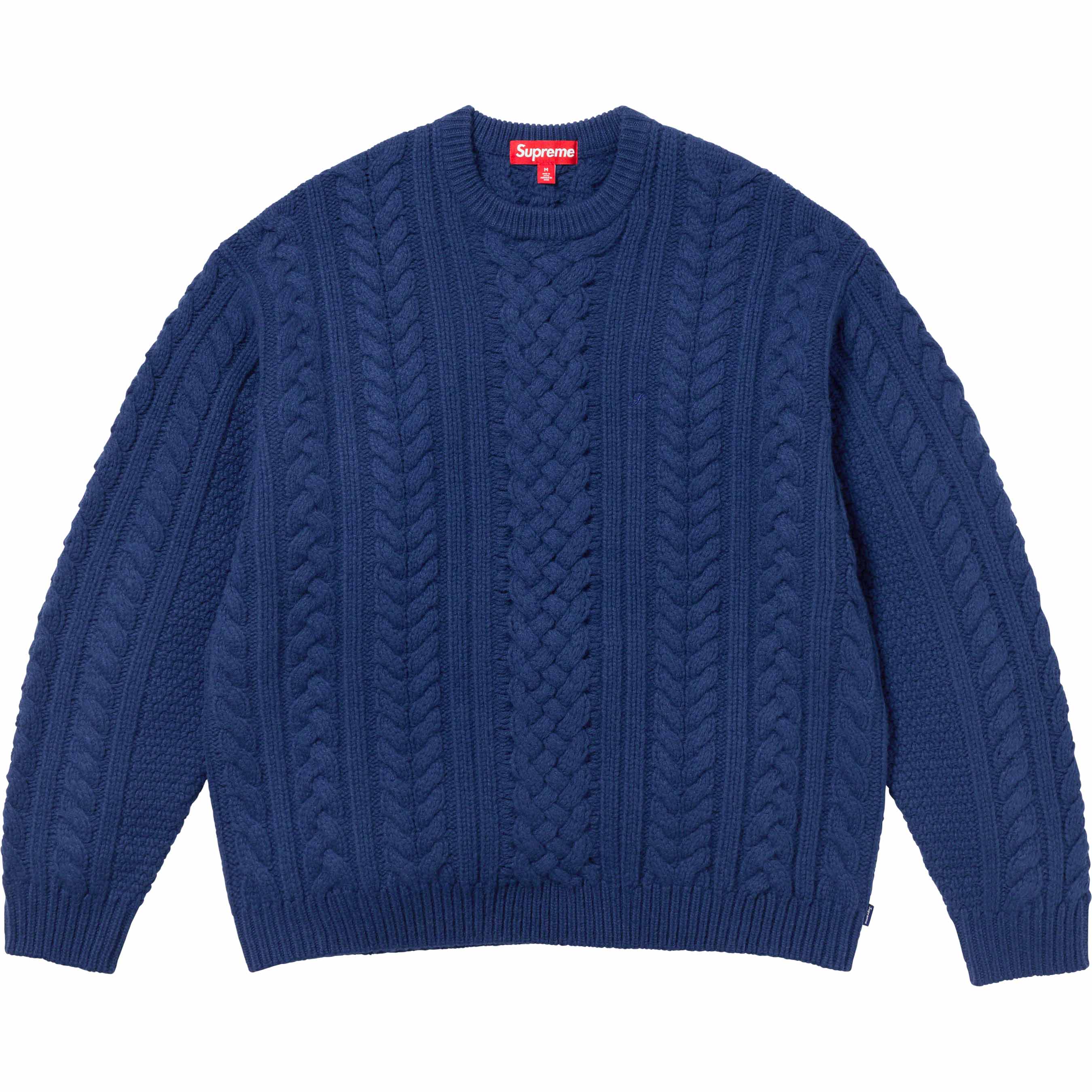 Supreme Applique Cable KnitSweater \