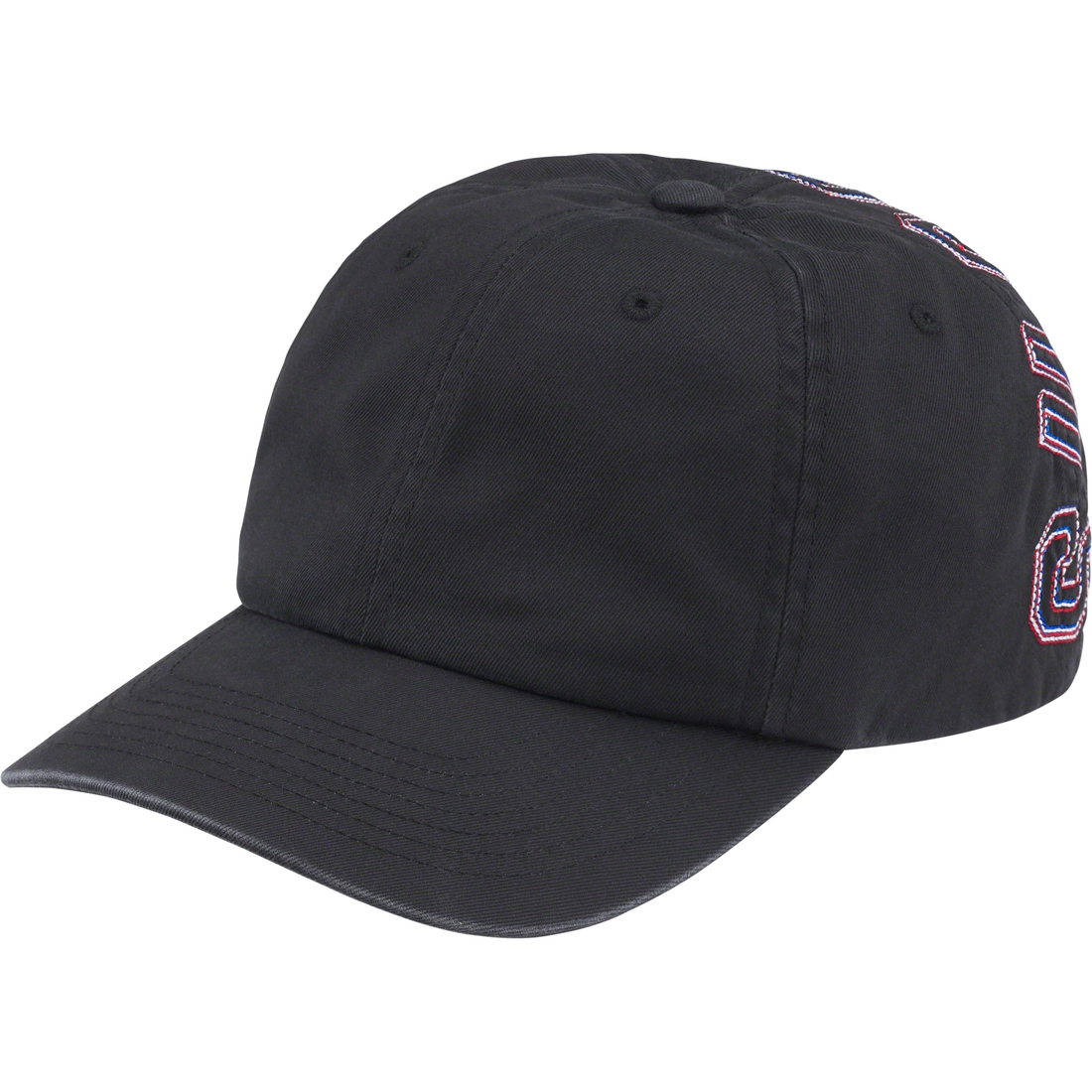 Details on Back Arc 6-Panel Black from fall winter
                                                    2023 (Price is $48)