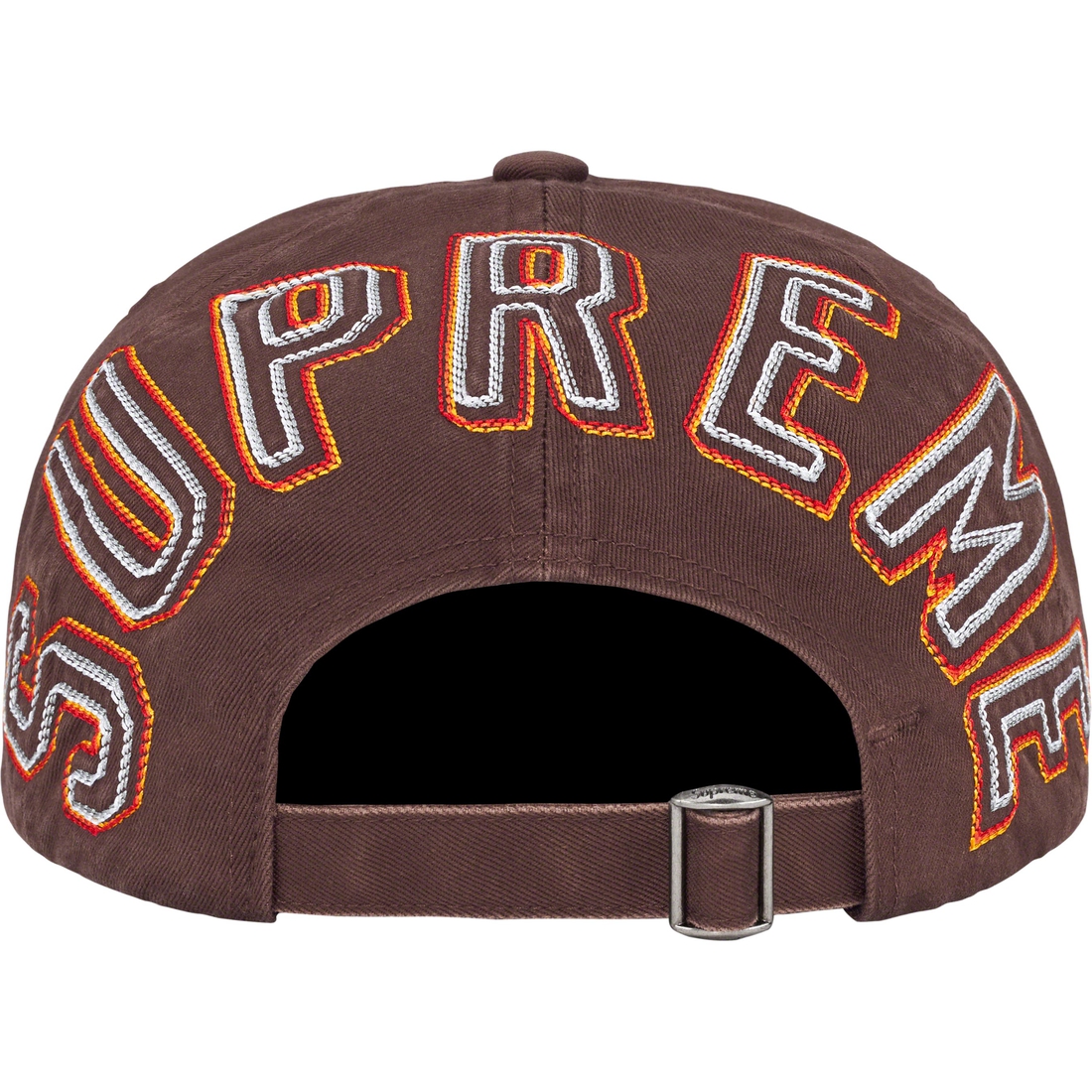 Details on Back Arc 6-Panel Brown from fall winter
                                                    2023 (Price is $48)