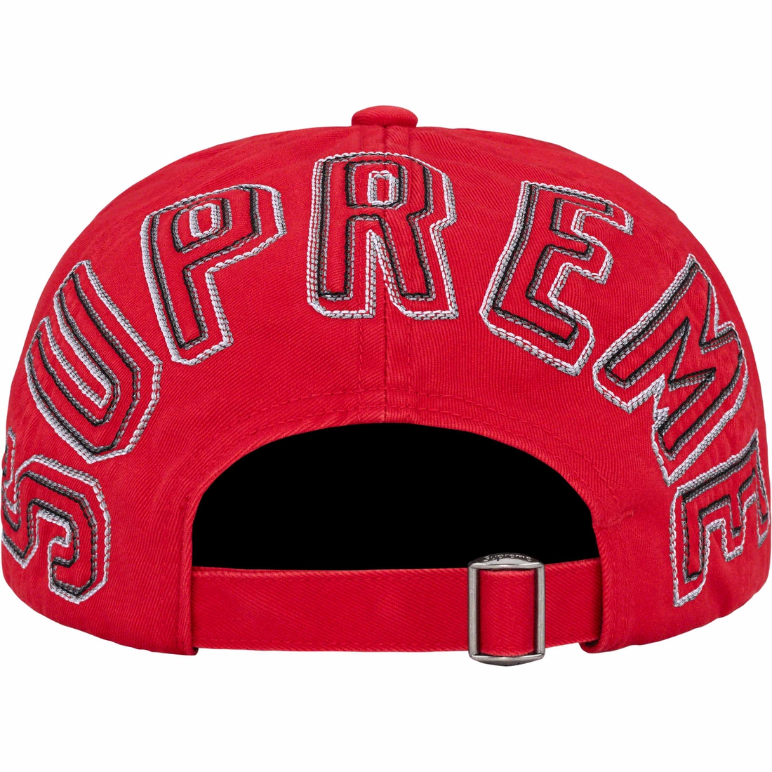 Details on Back Arc 6-Panel Red from fall winter
                                                    2023 (Price is $48)