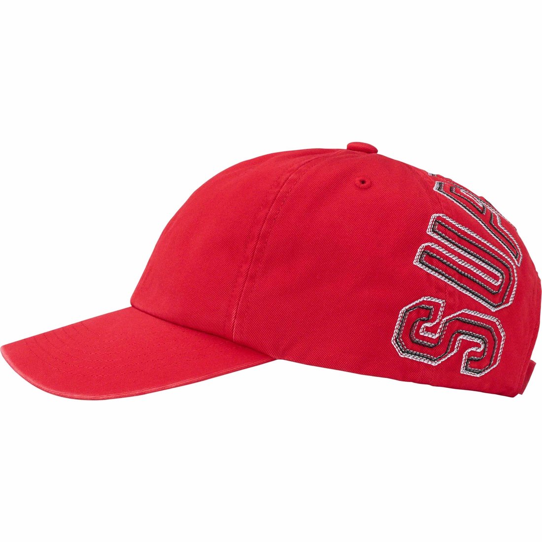 Details on Back Arc 6-Panel Red from fall winter
                                                    2023 (Price is $48)