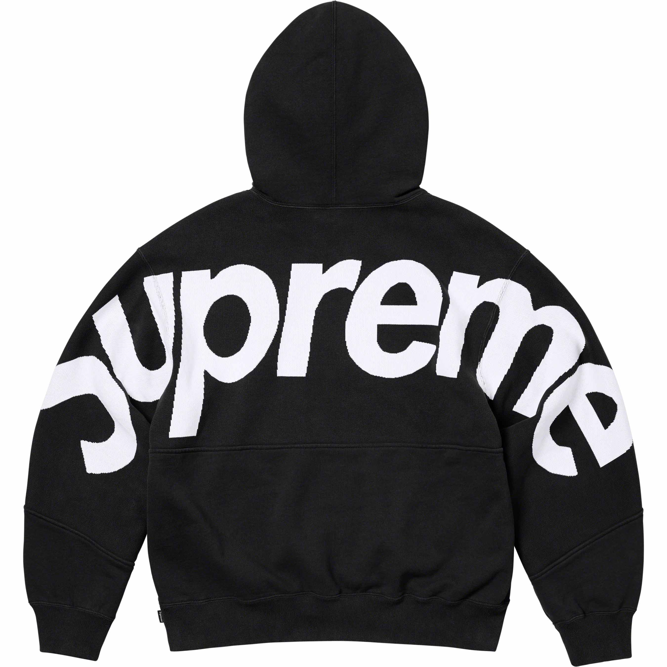 Big Logo Jacquard Hooded Sweatshirt - fall winter 2023 - Supreme