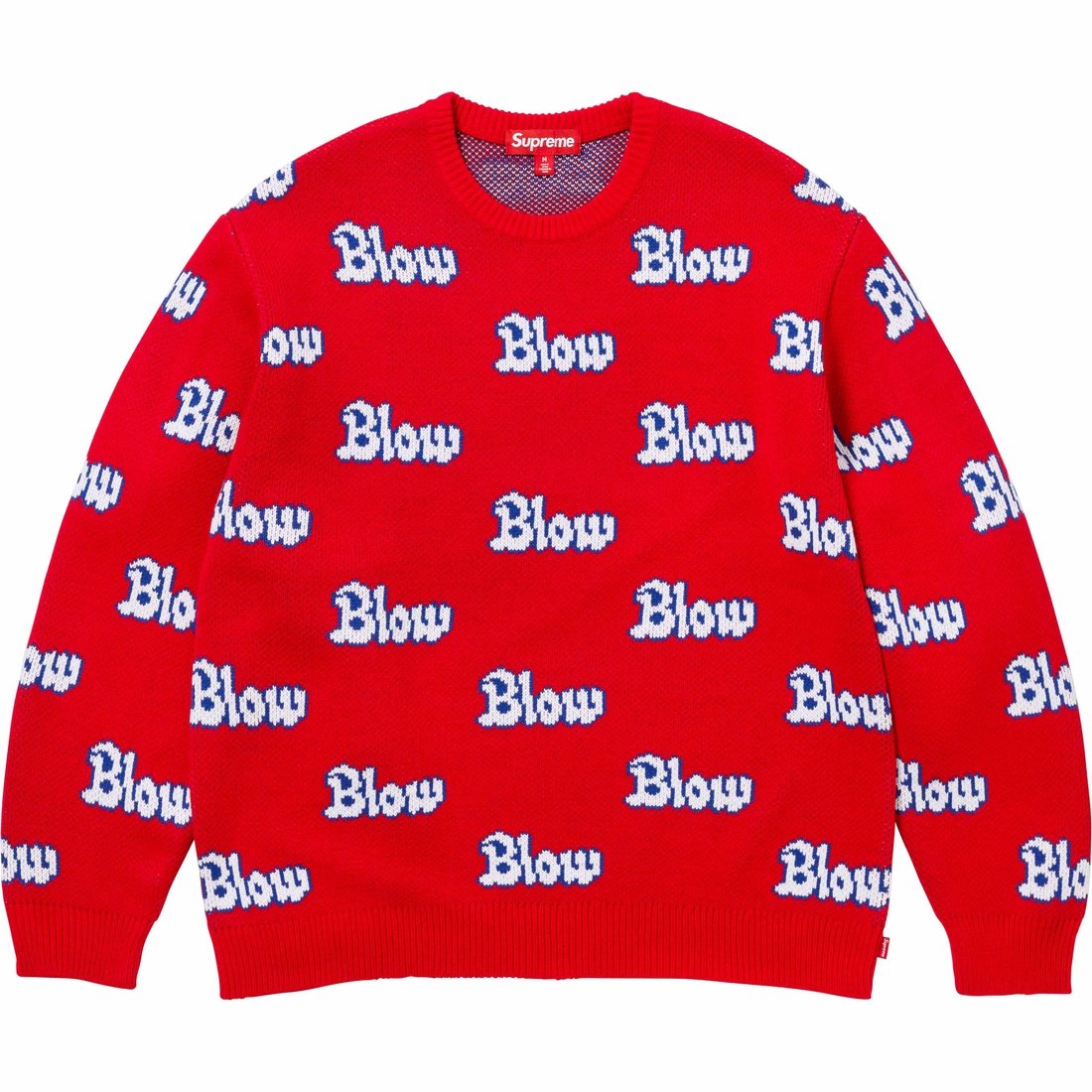 Details on Blow Sweater Red from fall winter
                                                    2023 (Price is $158)