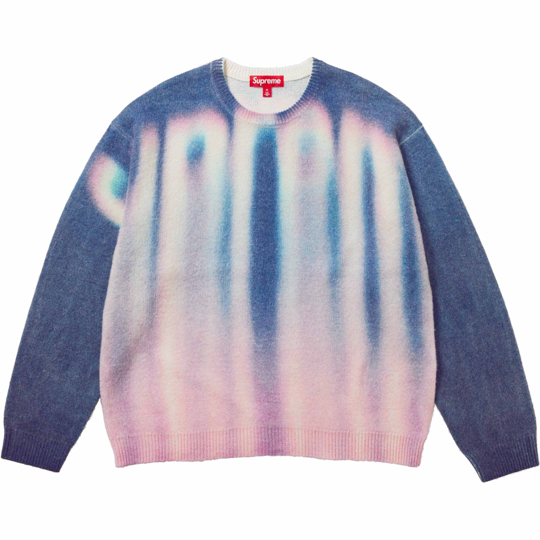 Details on Blurred Logo Sweater Blue from fall winter
                                                    2023 (Price is $178)