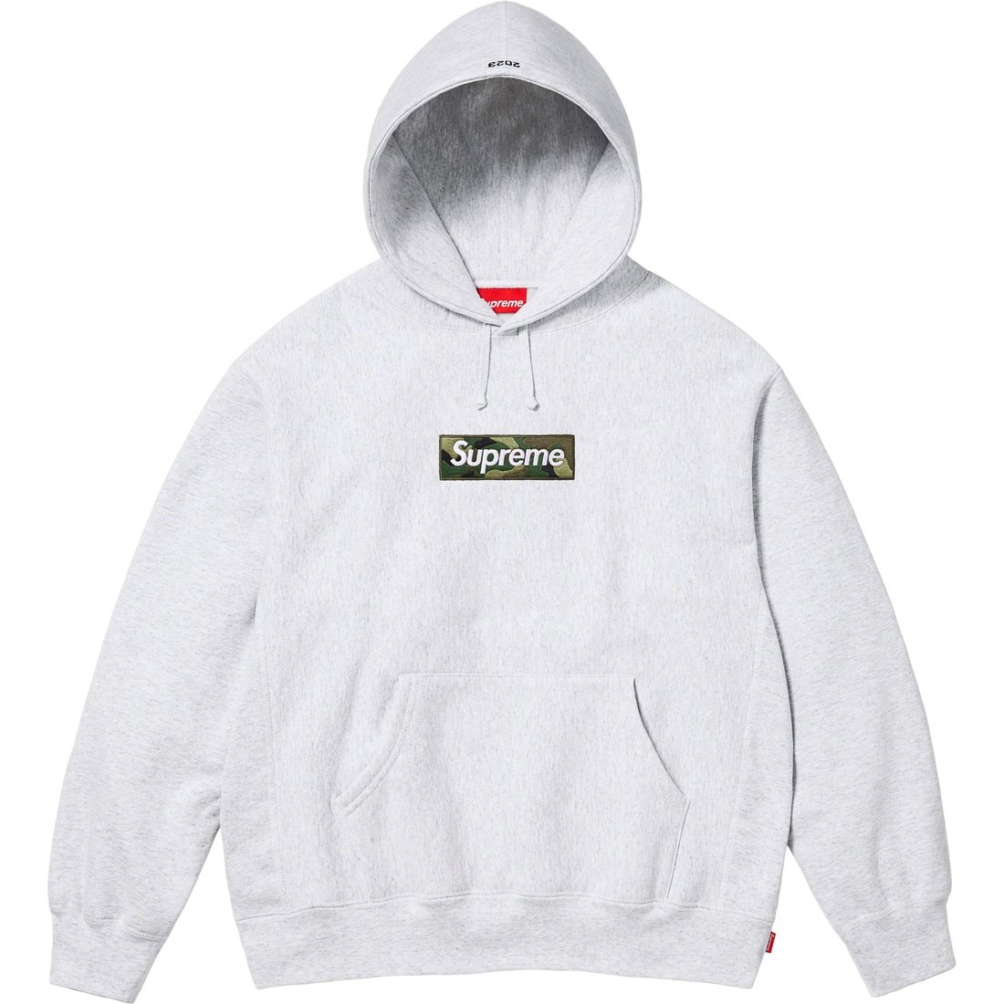 Box Logo Hooded Sweatshirt Ash Grey