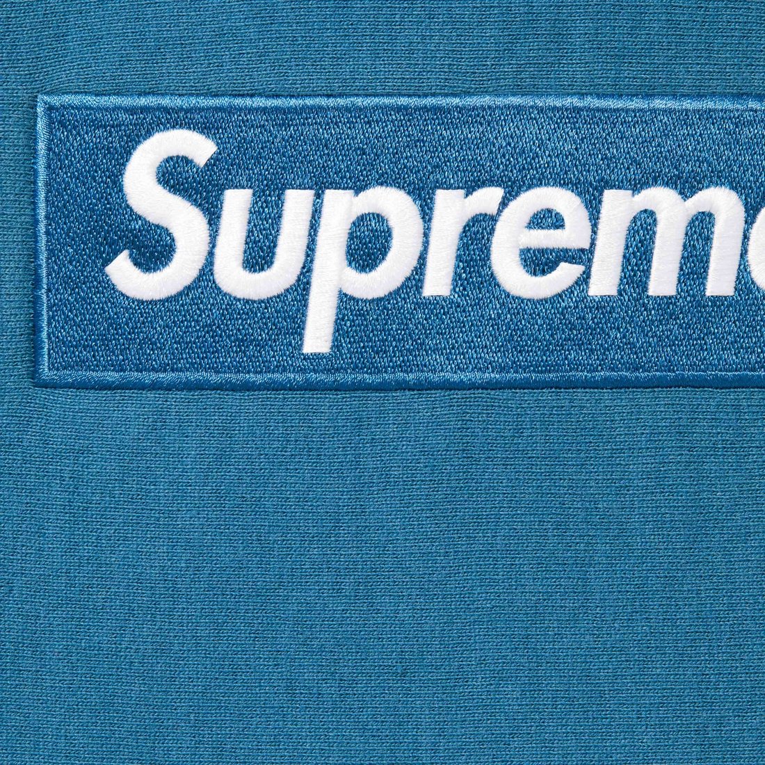 Details on Box Logo Hooded Sweatshirt Blue from fall winter
                                                    2023 (Price is $168)