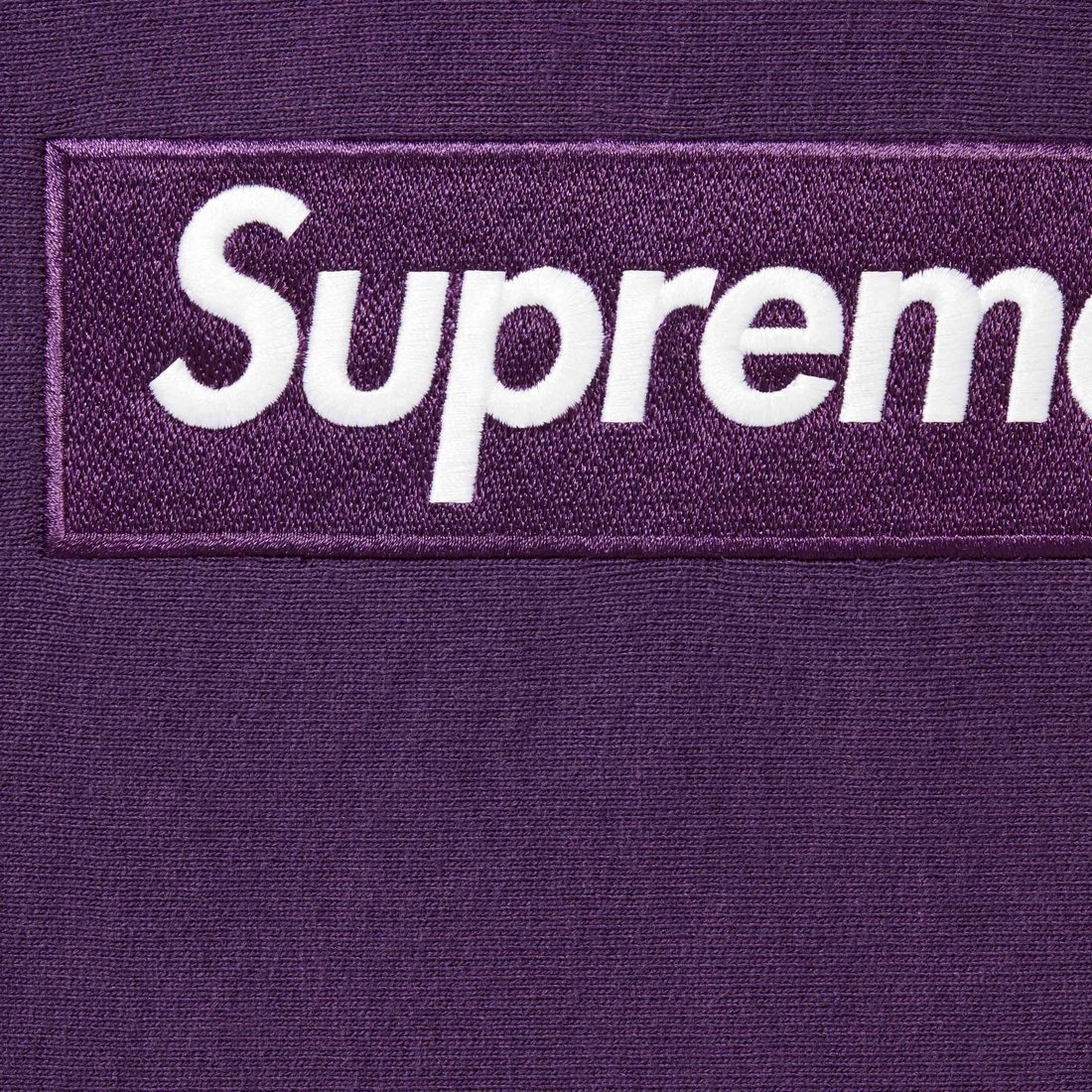 Details on Box Logo Hooded Sweatshirt Dark Purple from fall winter
                                                    2023 (Price is $168)
