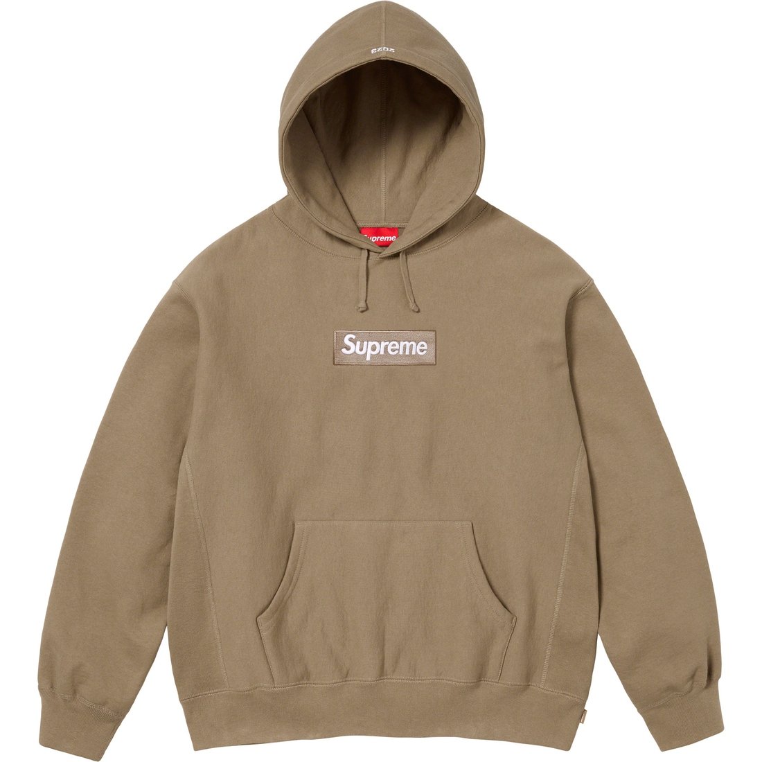 Details on Box Logo Hooded Sweatshirt Dark Sand from fall winter
                                                    2023 (Price is $168)