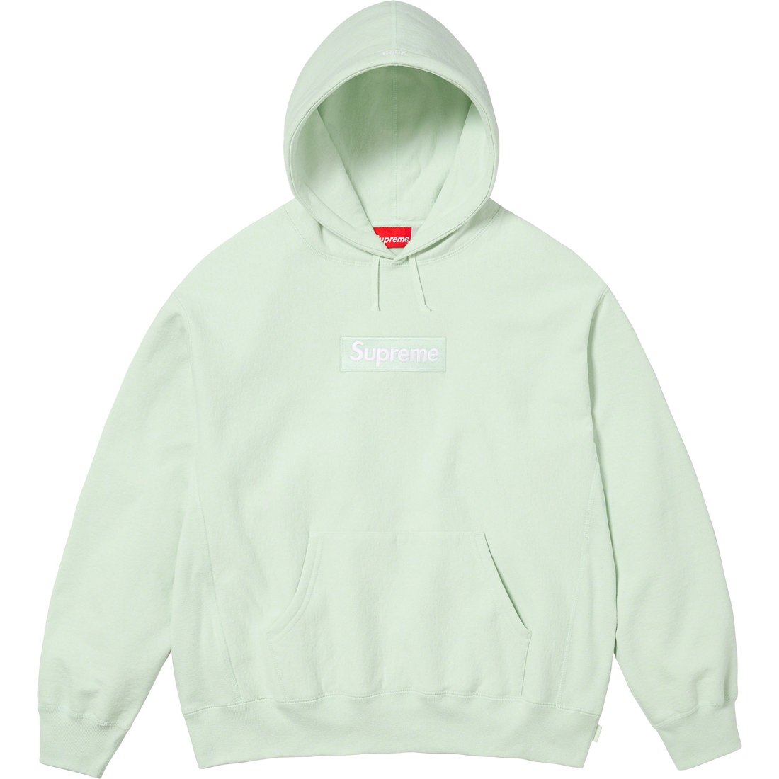 Box Logo Hooded Sweatshirt Light Green