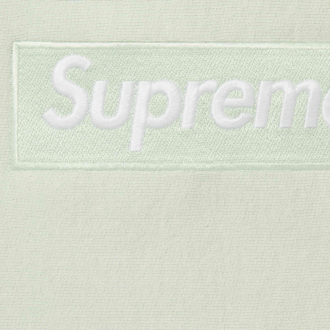 Box Logo Hooded Sweatshirt Light Green