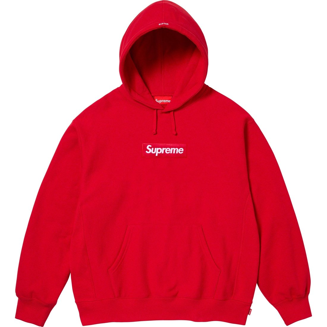 Box Logo Hooded Sweatshirt Red