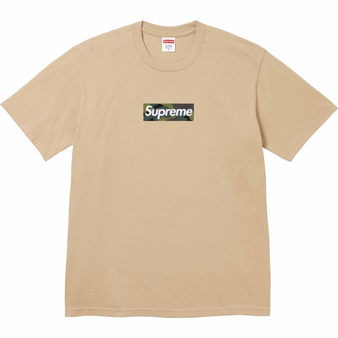 Details on Box Logo Tee Khaki from fall winter
                                                    2023 (Price is $44)
