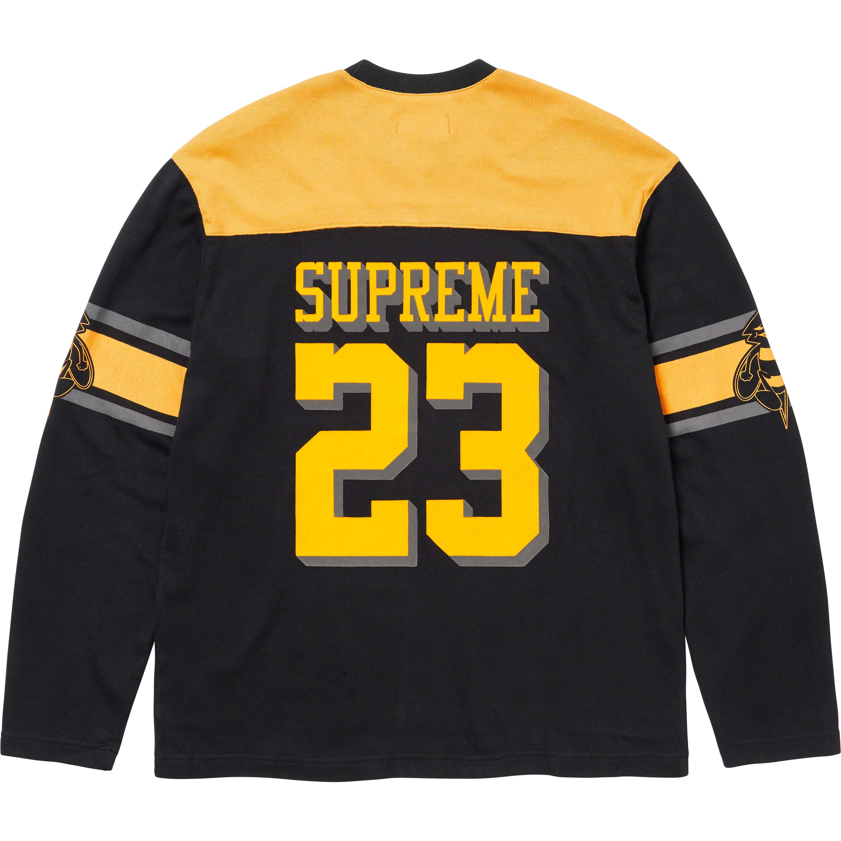 Supreme Bumblebee L/S Football Top Black