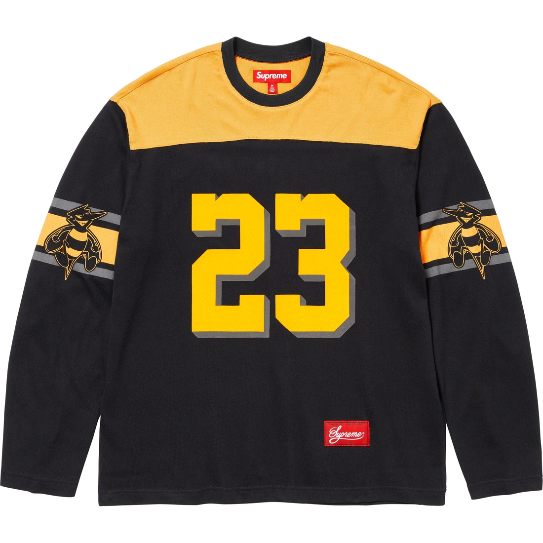 Details on Bumblebee L S Football Top Black from fall winter
                                                    2023 (Price is $118)