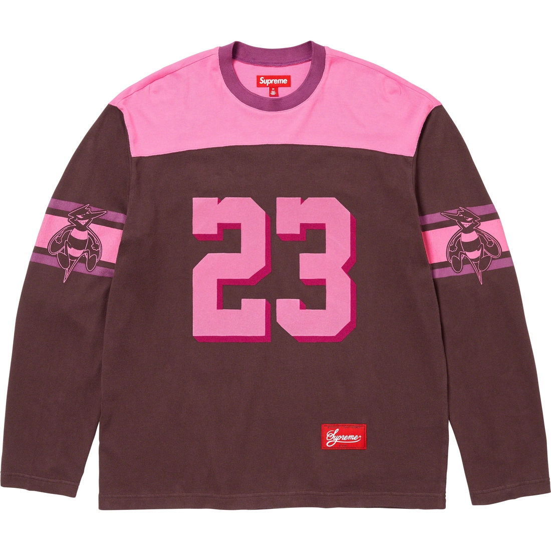 Details on Bumblebee L S Football Top Brown from fall winter
                                                    2023 (Price is $118)