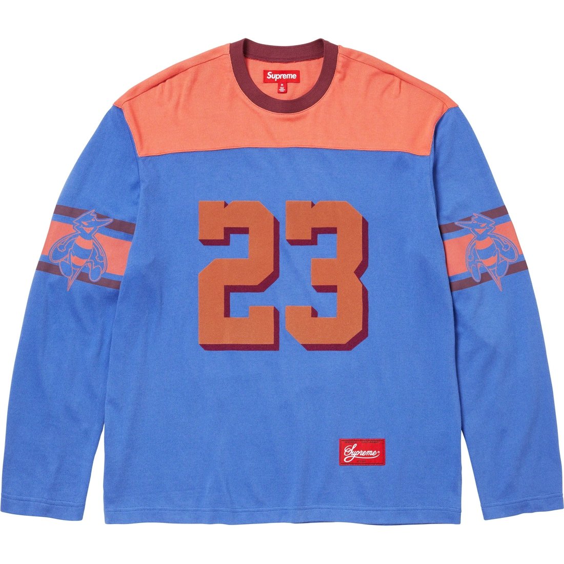 Details on Bumblebee L S Football Top Light Royal from fall winter
                                                    2023 (Price is $118)