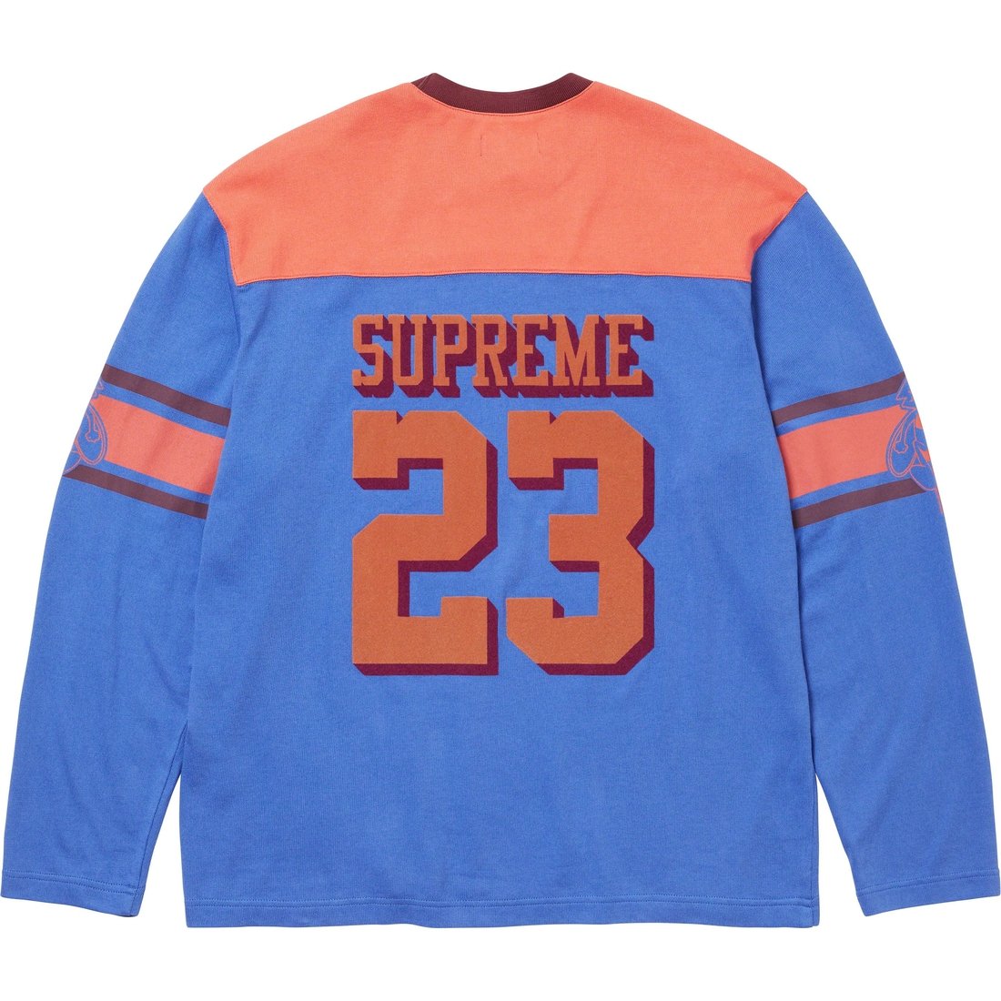 Details on Bumblebee L S Football Top Light Royal from fall winter
                                                    2023 (Price is $118)