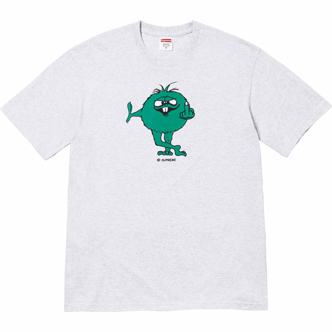 Supreme Camacho Tee (FW23) - Ash Grey - $40